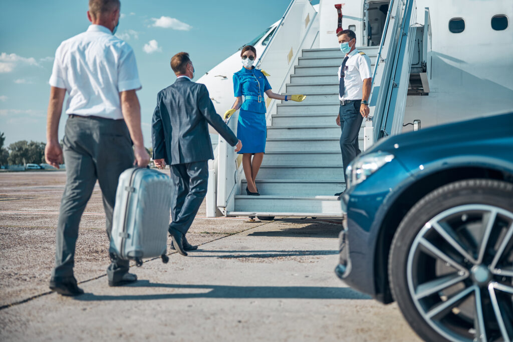 VIP airport transfer service for airline passengers